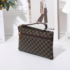 Vintage Pattern Long Wallet Zipper Coin Purse Classic Purse