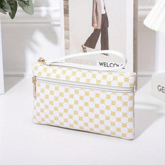 Vintage Pattern Long Wallet Zipper Coin Purse Classic Purse