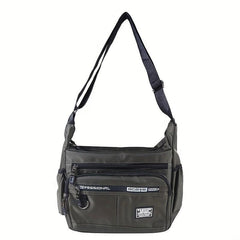 Men's Large Capacity Crossbody Bag for Outdoor Activities