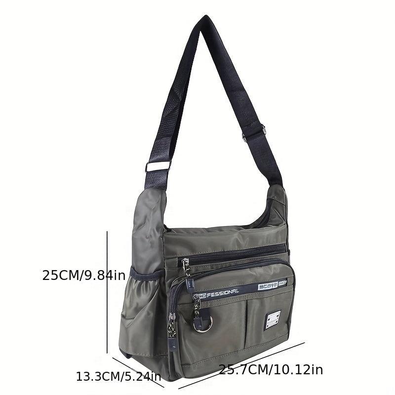 Men's Large Capacity Crossbody Bag for Outdoor Activities