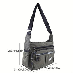Men's Large Capacity Crossbody Bag for Outdoor Activities