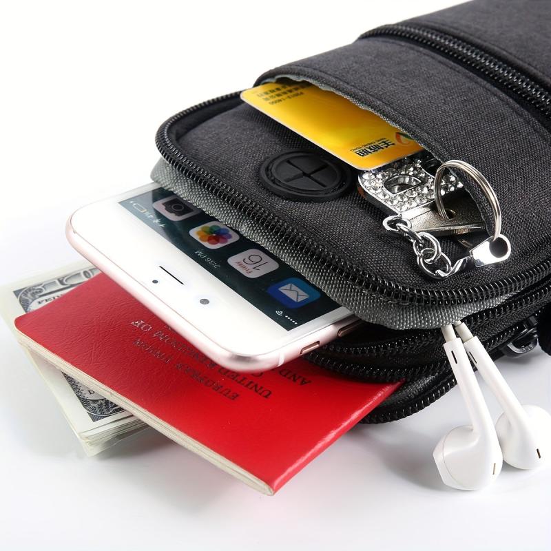 Men's Crossbody Bag Casual Shoulder Bag Passport Holder