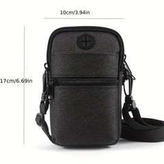 Men's Crossbody Bag Casual Shoulder Bag Passport Holder