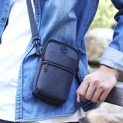 Men's Crossbody Bag Casual Shoulder Bag Passport Holder