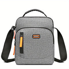 Men's Nylon Crossbody Bag Multifunction Shoulder Bag for Outdoor Sports