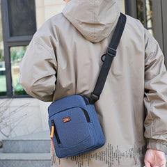 Men's Nylon Crossbody Bag Multifunction Shoulder Bag for Outdoor Sports