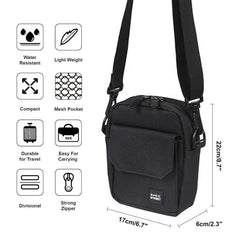 Men's Small Crossbody Bag Side Shoulder Mini Messenger Bag