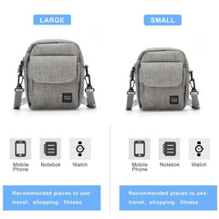 Men's Small Crossbody Bag Side Shoulder Mini Messenger Bag