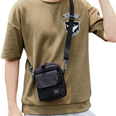 Men's Small Crossbody Bag Side Shoulder Mini Messenger Bag