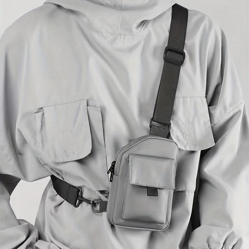 Men's Chest Bag Sports Shoulder Bag Casual Crossbody Bag