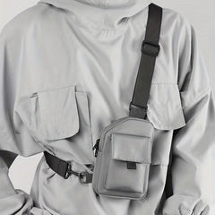 Men's Chest Bag Sports Shoulder Bag Casual Crossbody Bag
