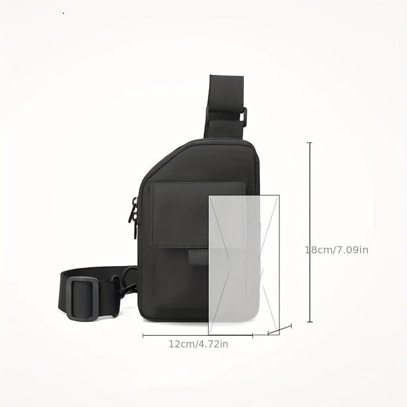 Men's Chest Bag Sports Shoulder Bag Casual Crossbody Bag