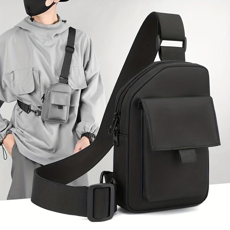 Men's Chest Bag Sports Shoulder Bag Casual Crossbody Bag