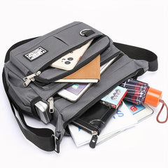 Men's Nylon Crossbody Large Capacity Shoulder Bag