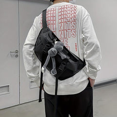 Men's Large Capacity Crossbody Bag for Outdoor Travel