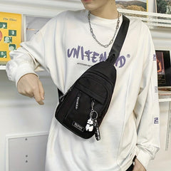 Men's Nylon Shoulder Bag for Outing