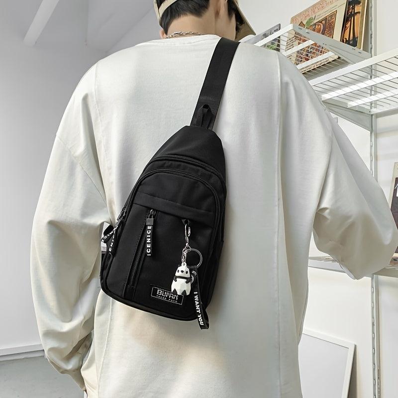 Men's Nylon Shoulder Bag for Outing