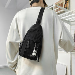 Men's Nylon Shoulder Bag for Outing
