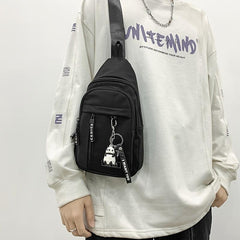 Men's Nylon Shoulder Bag for Outing