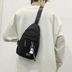 Men's Nylon Shoulder Bag for Outing
