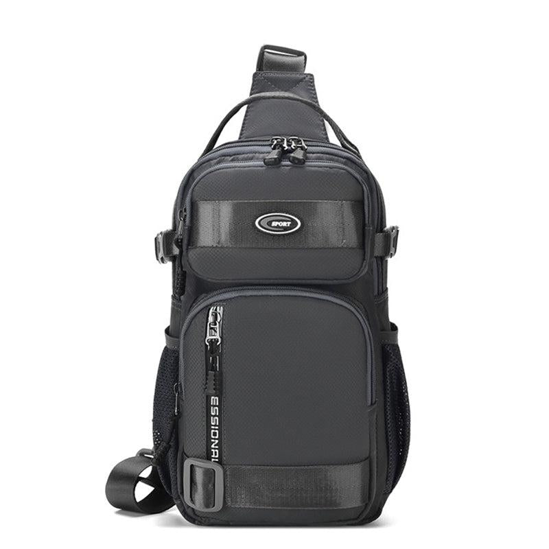 Men's Large Capacity Chest Bag Casual Shoulder Bag Waterproof Messenger Bag