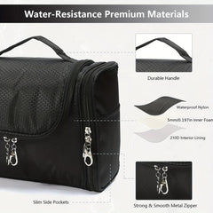 Portable Hanging Travel Toiletry Bag Waterproof Large Capacity