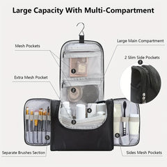Portable Hanging Travel Toiletry Bag Waterproof Large Capacity
