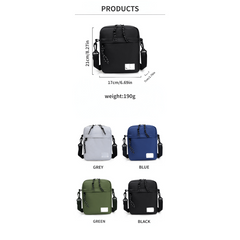 Men's Lightweight Mini Shoulder Bag for Outdoor Sports Travel