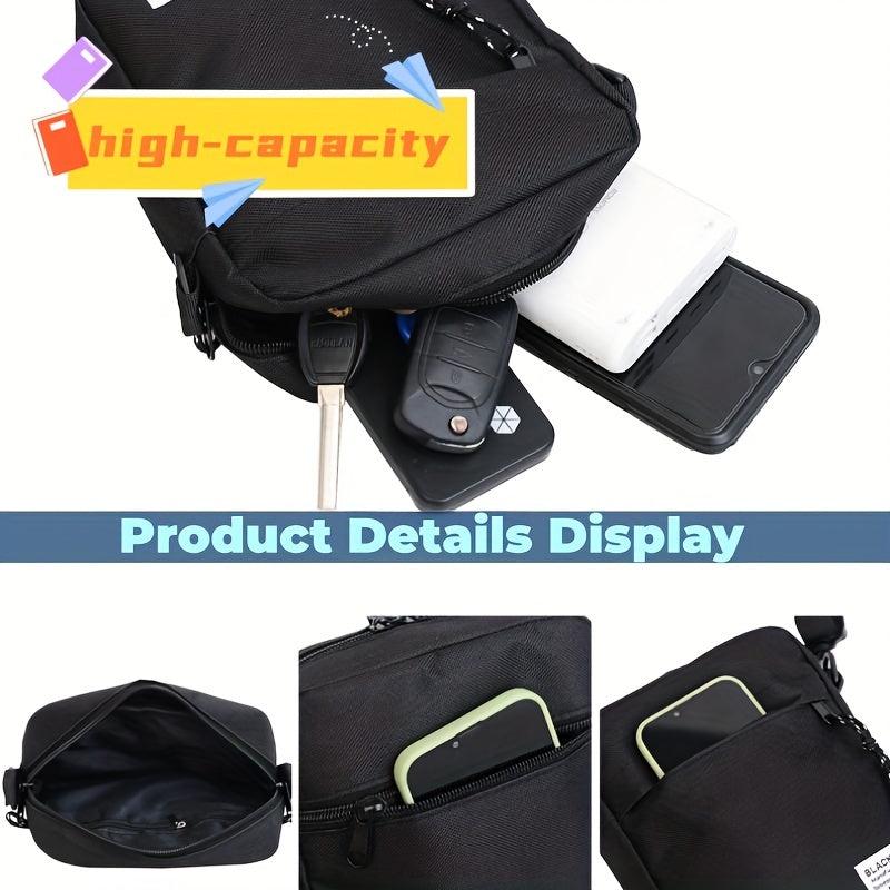 Men's Lightweight Mini Shoulder Bag for Outdoor Sports Travel