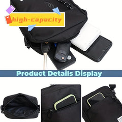 Men's Lightweight Mini Shoulder Bag for Outdoor Sports Travel