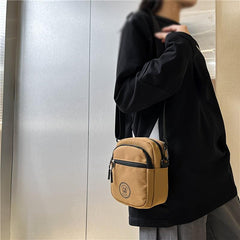 Men's Waterproof Mini Square Bag Diagonal Shoulder Bag
