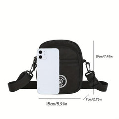 Men's Waterproof Mini Square Bag Diagonal Shoulder Bag