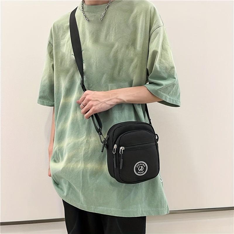 Men's Waterproof Mini Square Bag Diagonal Shoulder Bag