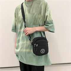 Men's Waterproof Mini Square Bag Diagonal Shoulder Bag