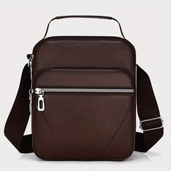 Men's Lightweight PU Leather Crossbody Bag