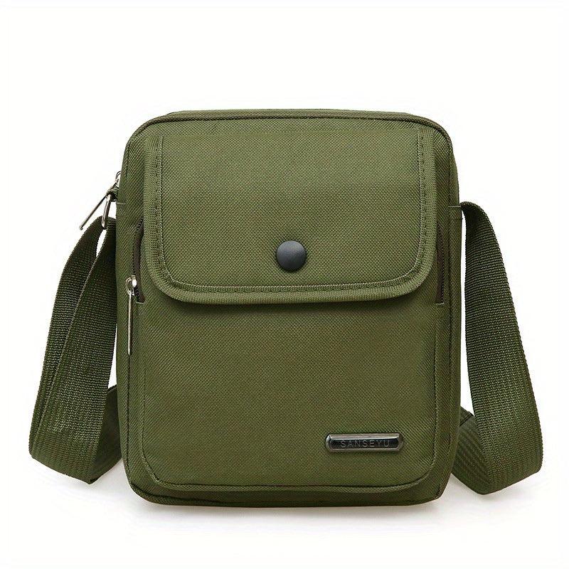 Nylon Crossbody Chest Bag Multifunction Sling Bag for Outdoor Sports Travel