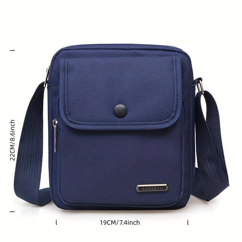 Nylon Crossbody Chest Bag Multifunction Sling Bag for Outdoor Sports Travel