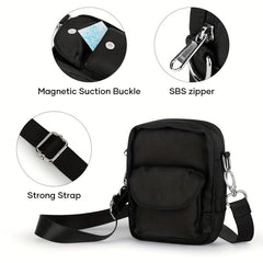 Waterproof Crossbody Bag Fits 15 Phone Adjustable Strap Outdoor Sports Bag