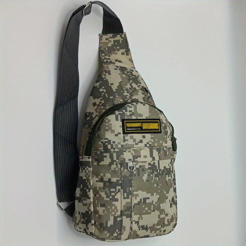 Men's Camouflage Chest Bag Outdoor Casual Crossbody Bag
