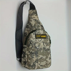 Men's Camouflage Chest Bag Outdoor Casual Crossbody Bag