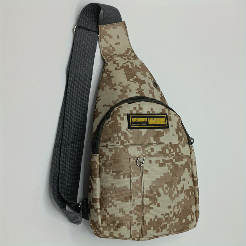 Men's Camouflage Chest Bag Outdoor Casual Crossbody Bag