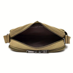 Canvas Messenger Bag Vintage Casual Shoulder Bag Outdoor Travel Sport