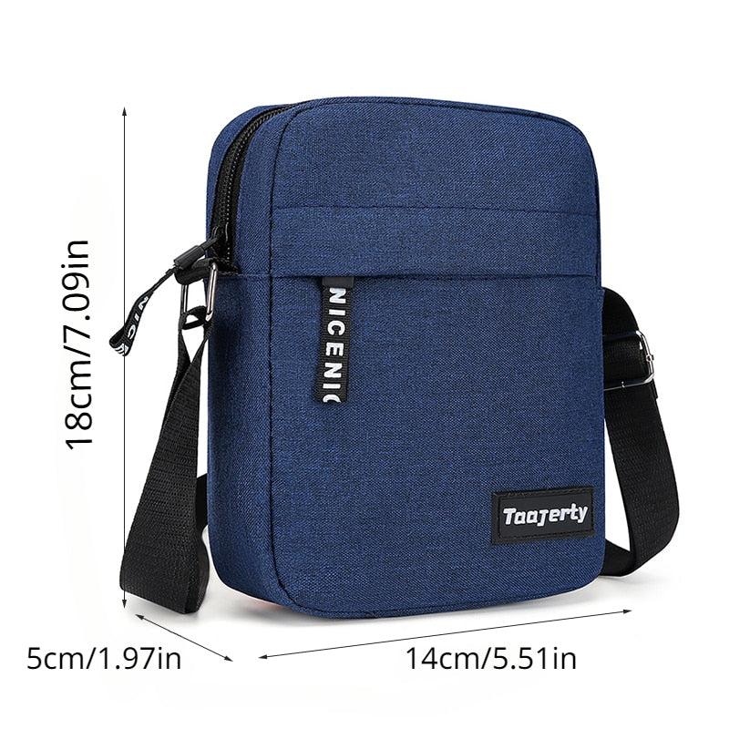 Men's Nylon Shoulder Bag Messenger Bag for Travel