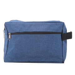 Dark Grey Wash Bag Toiletry Bag Double Layer Waterproof Makeup Storage Bag
