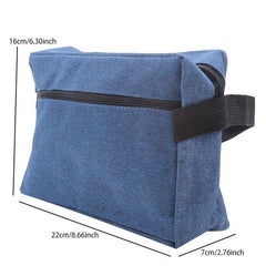 Dark Grey Wash Bag Toiletry Bag Double Layer Waterproof Makeup Storage Bag