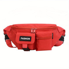 Men's Nylon Fanny Pack Crossbody Bag Multifunction Waist Bag