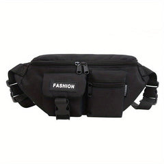 Men's Nylon Fanny Pack Crossbody Bag Multifunction Waist Bag