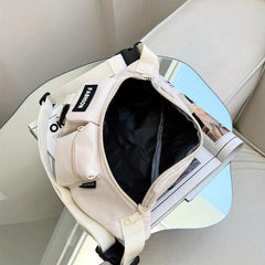 Men's Nylon Fanny Pack Crossbody Bag Multifunction Waist Bag