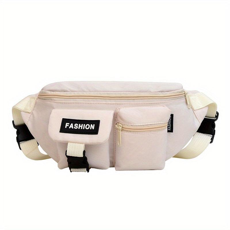 Men's Nylon Fanny Pack Crossbody Bag Multifunction Waist Bag