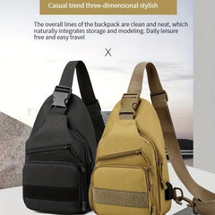Waterproof Chest Bag with USB Charging Port